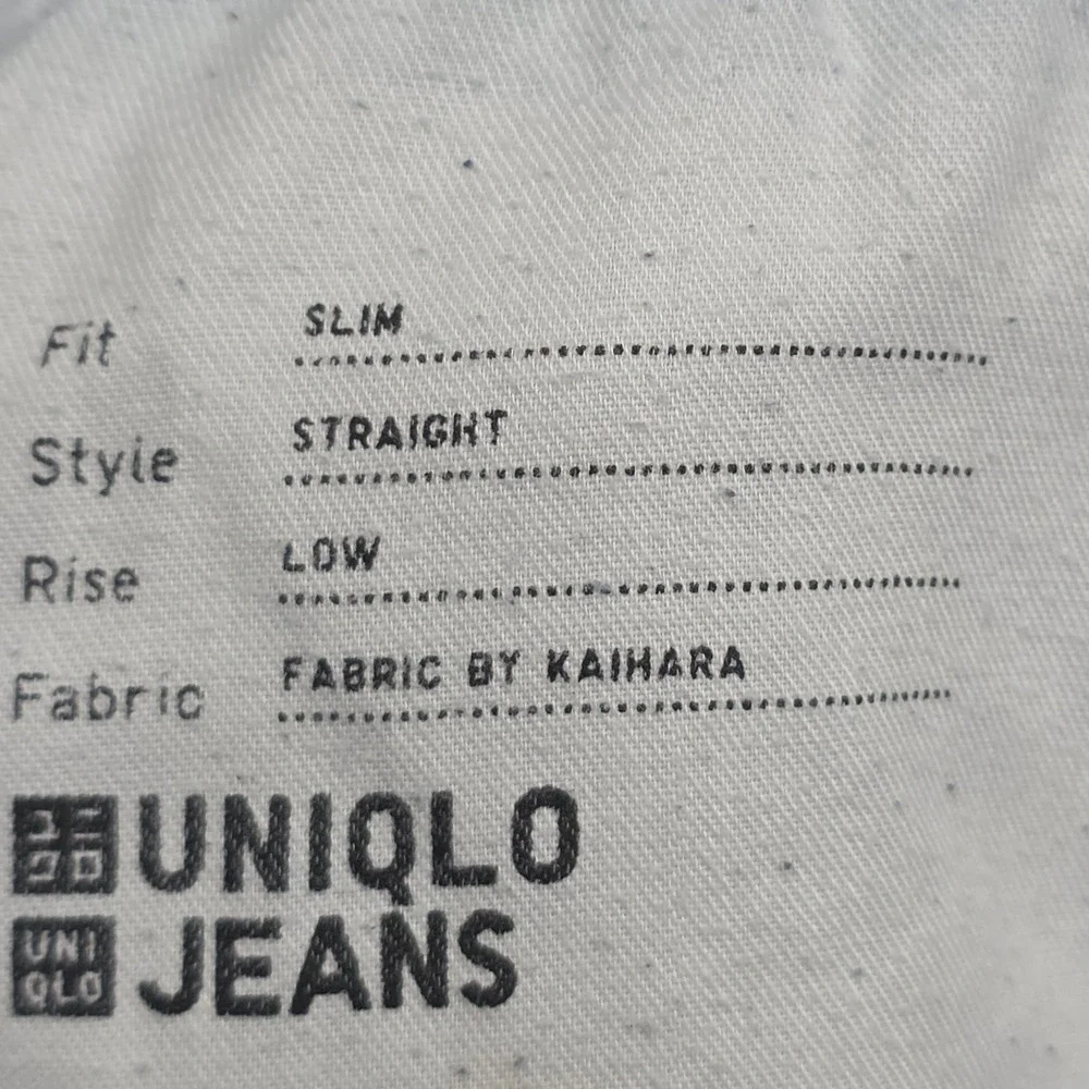 Uniqlo Selvedge Jeans Men's 32x32 (FITS 32x29) Blue Denim Slim-Straight Kaihara